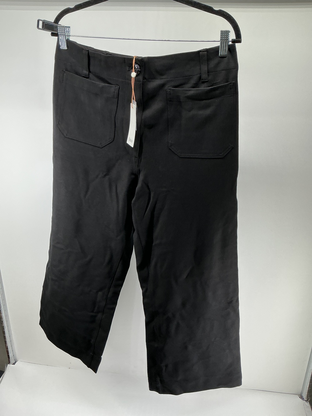 Ultra-Stretch Ponte Cropped Wide Leg Pants - 26" (NEW)